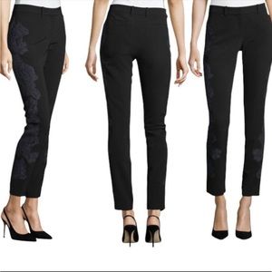 Lafayette 148 Manhattan tech pant with lace